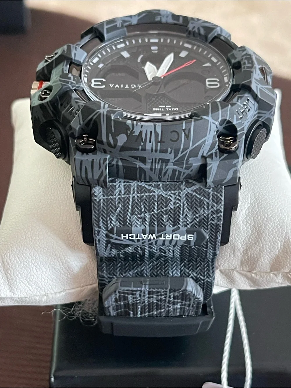 Activa Decus X Invicta Analog Digital Men's Watch - 49mm. Camouflage. Black, new